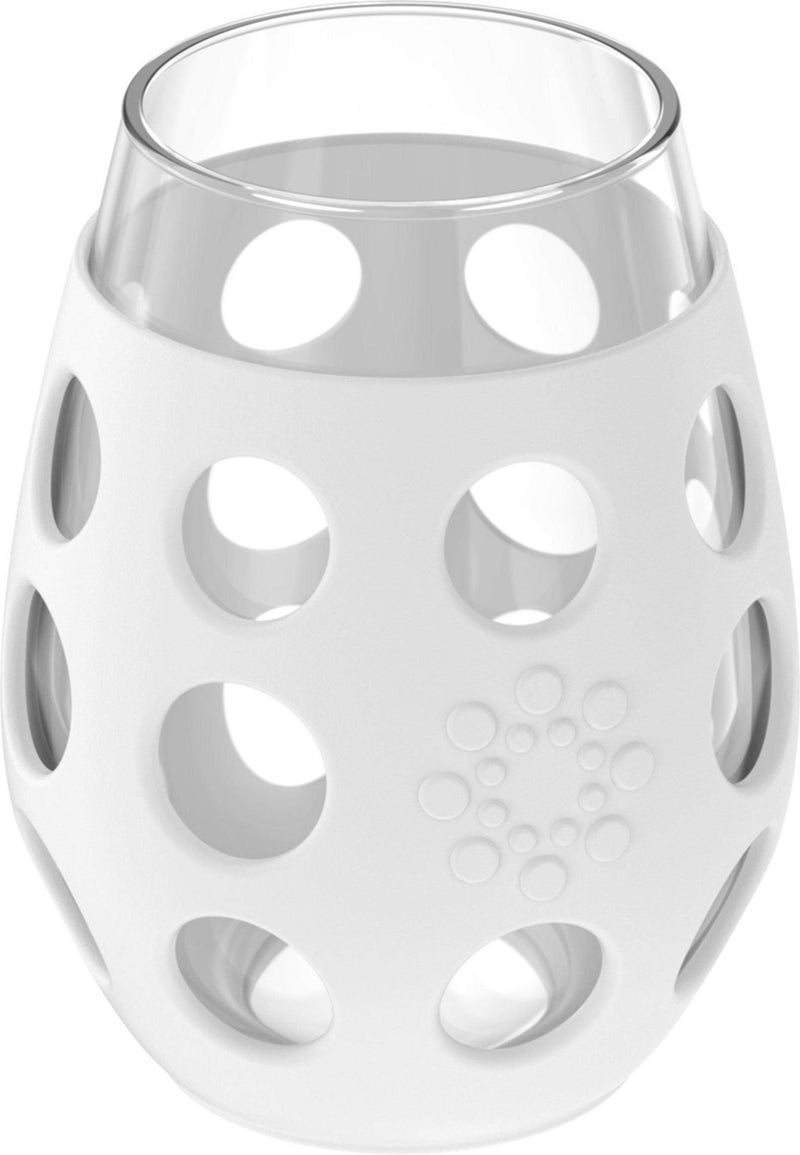 Lifefactory Wine Glass with Protective Silicone Sleeve, 4 Count (Pack of 1), White - Image 3